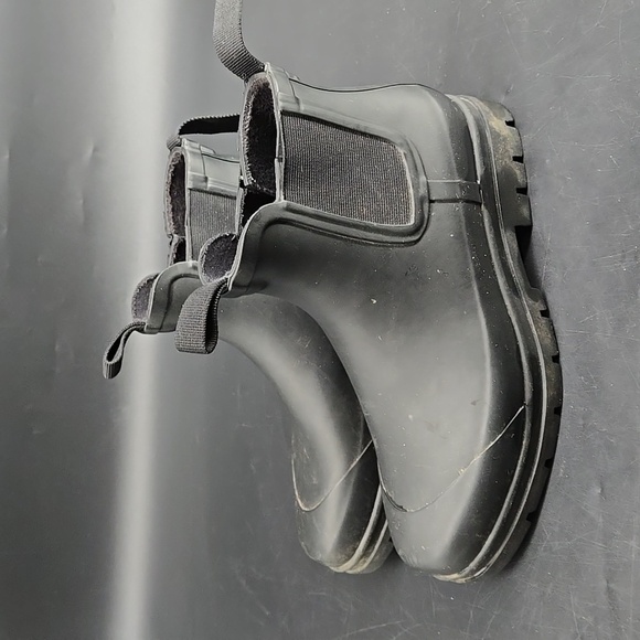 Everlane  The Rain Boot Ankle Rubber Slip On Black Size 8 - Picture 5 of 14